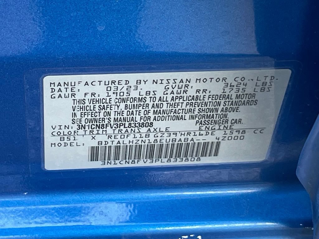 Used 2023 Nissan Versa SR w/ Trunk Package FWD image 33