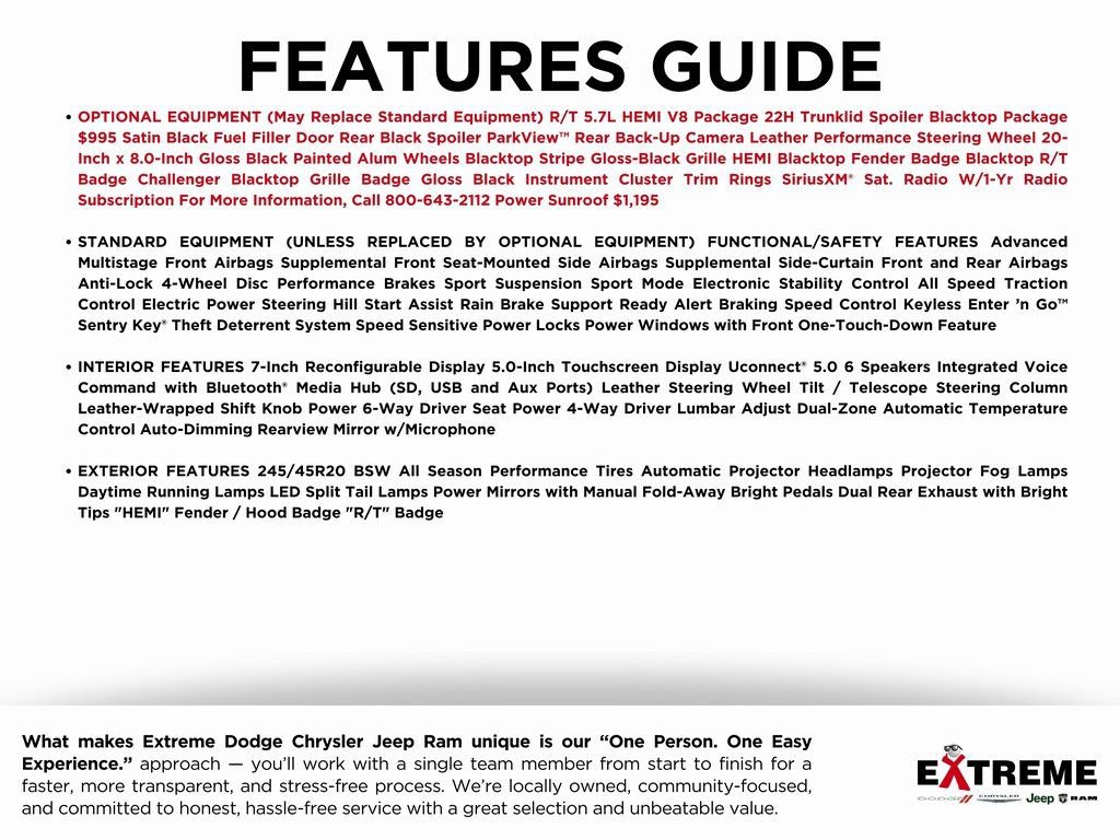 Used 2016 Dodge Challenger R/T w/ Blacktop Package image 2