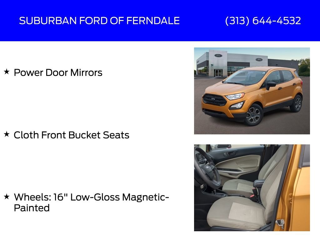 Used 2021 Ford EcoSport S image 9