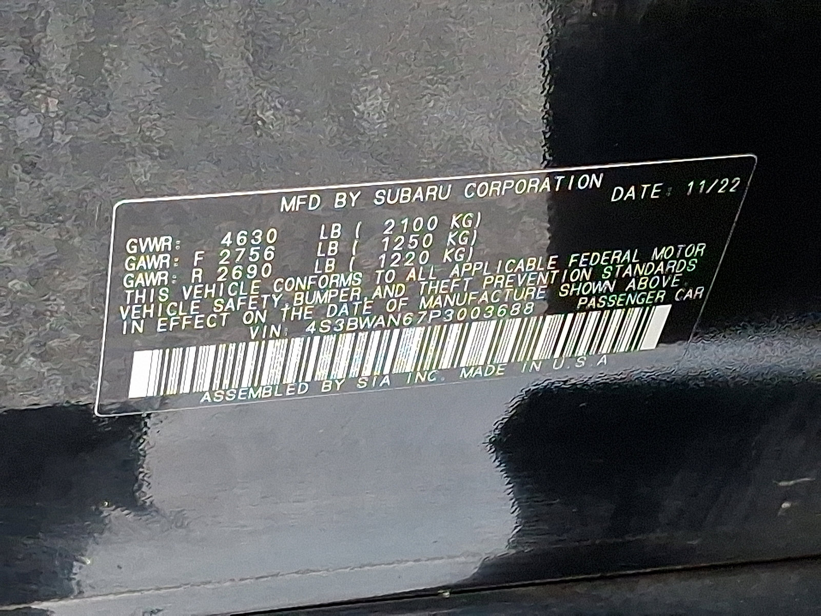 Used 2023 Subaru Legacy Limited image 27