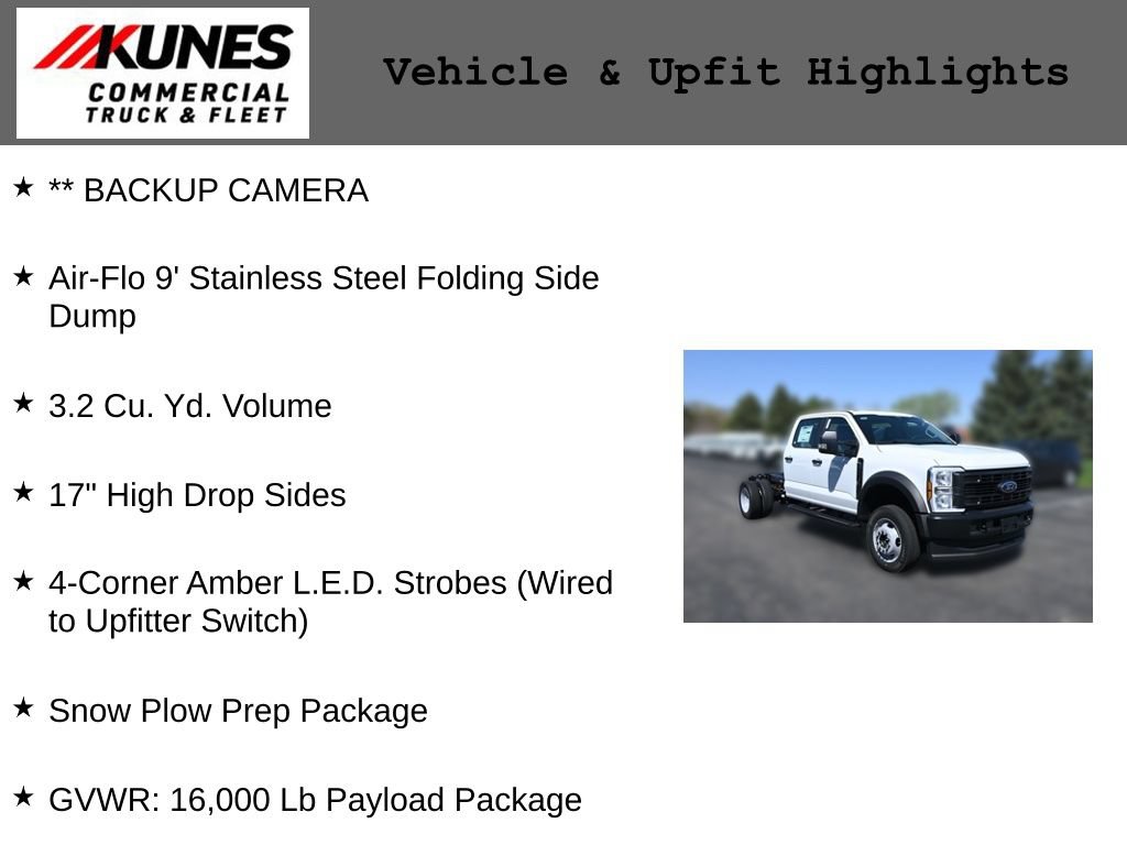 New 2026 Ford F450 XL w/ Snow Plow Prep Package AWD/4WD image 3