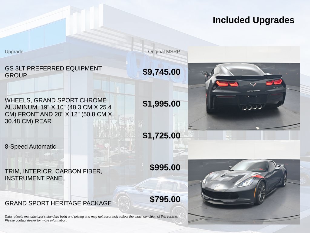 Used 2017 Chevrolet Corvette Grand Sport RWD image 5