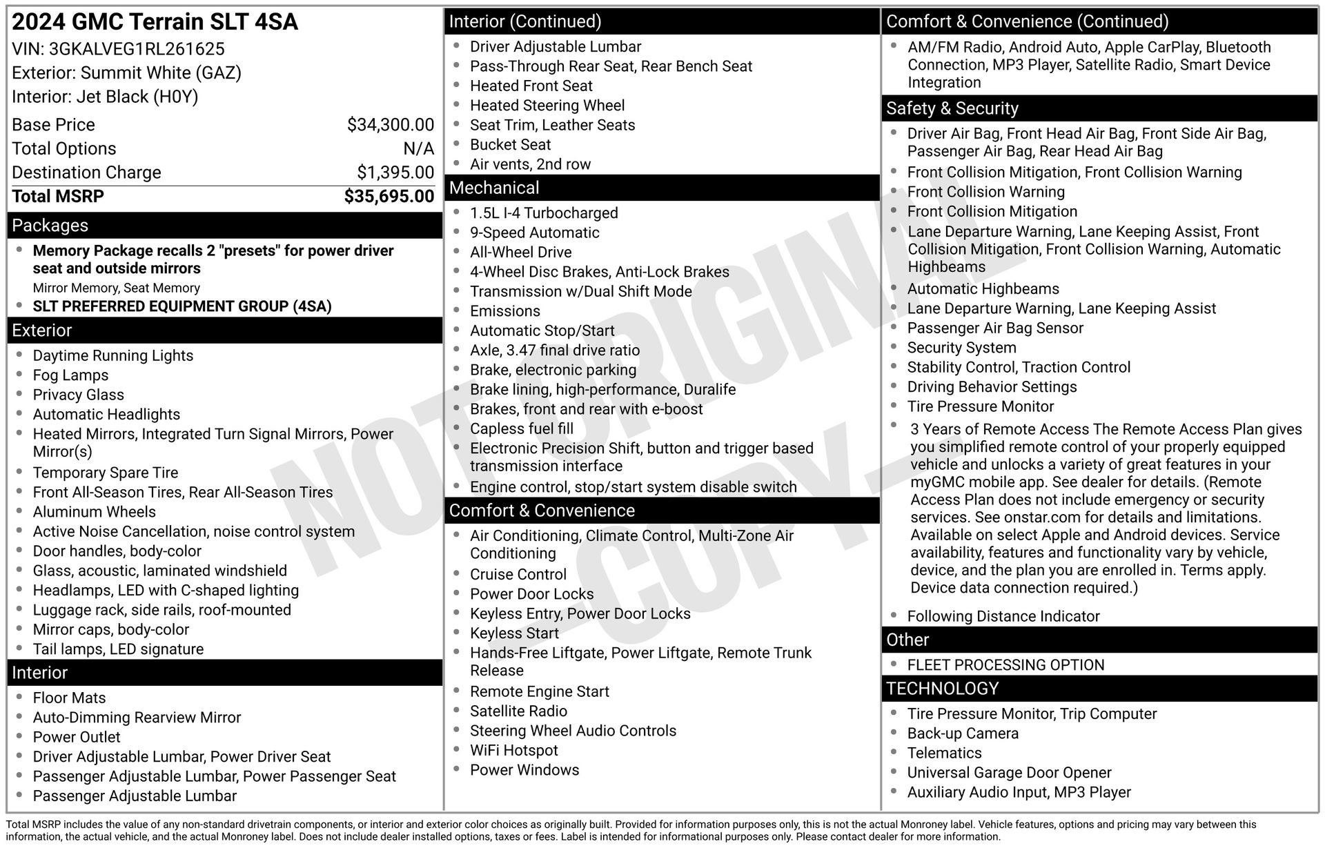 Used 2024 GMC Terrain SLT image 46