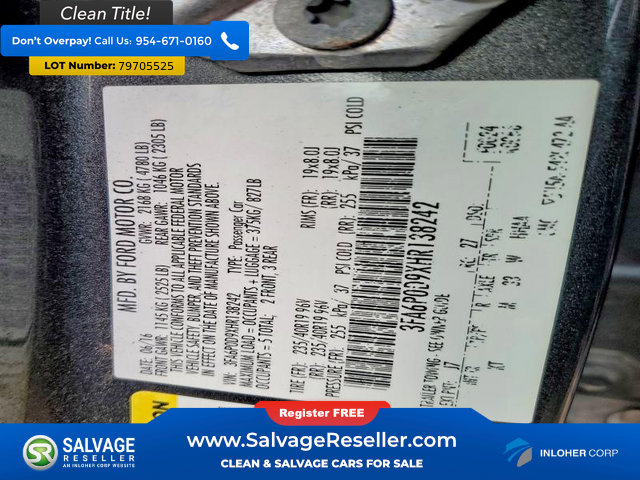 Used 2017 Ford Fusion Titanium image 16