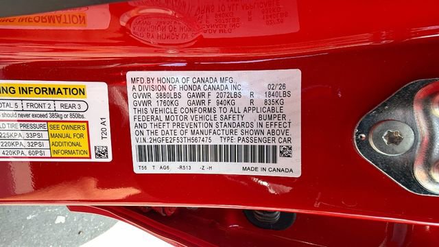 New 2026 Honda Civic Sport image 32