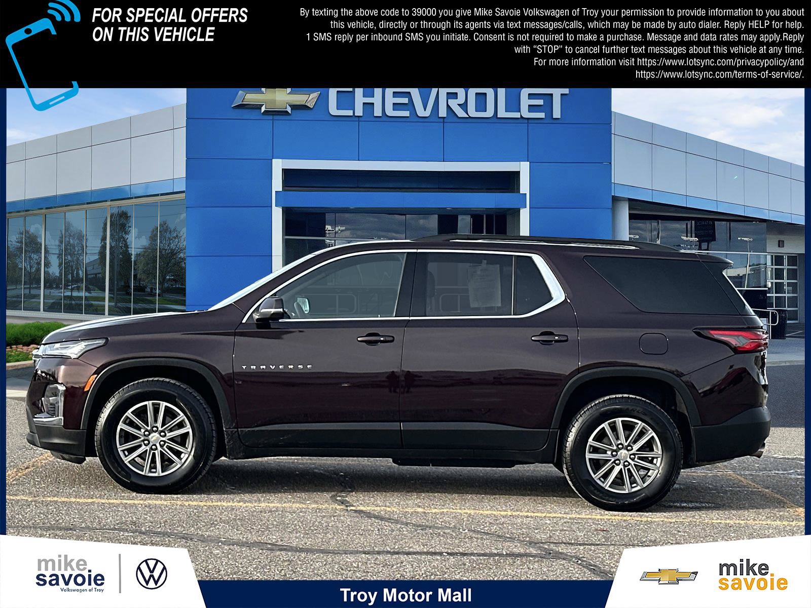 Certified 2023 Chevrolet Traverse LT AWD/4WD image 2