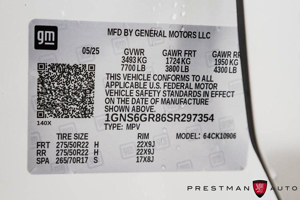 Used 2025 Chevrolet Suburban High Country w/ Sun And Tow Package image 49