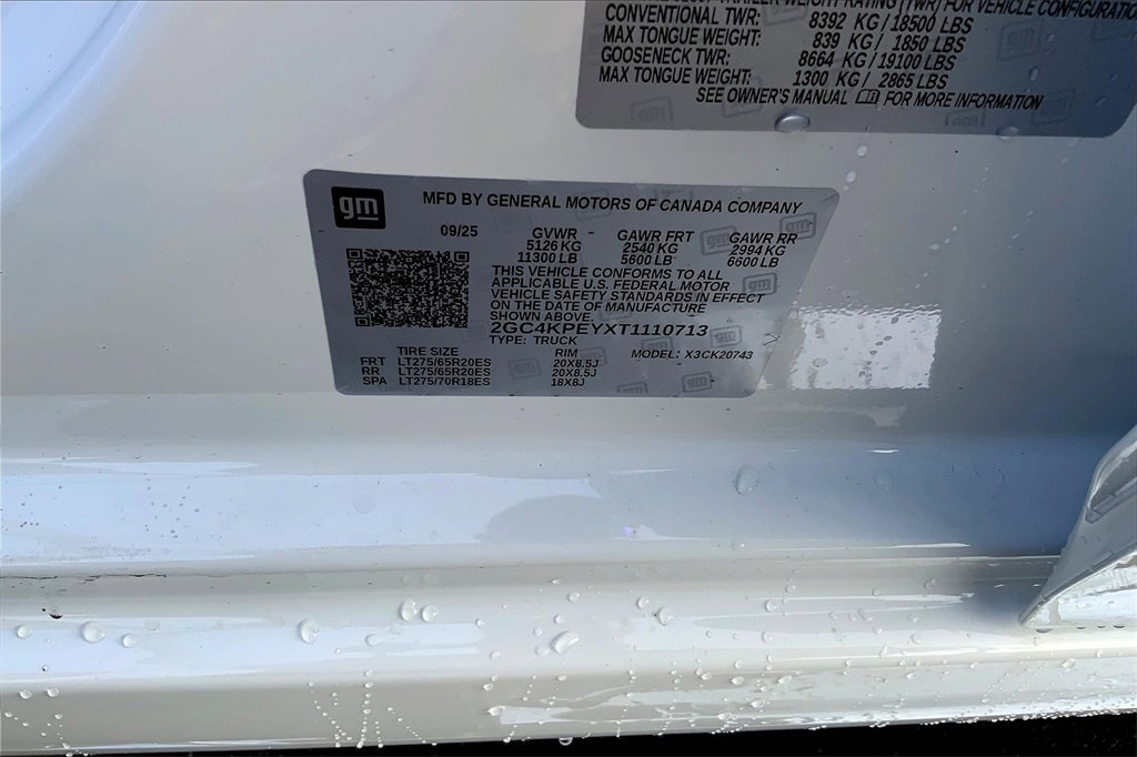 New 2026 Chevrolet Silverado 2500 LTZ w/ LTZ Premium Package image 15
