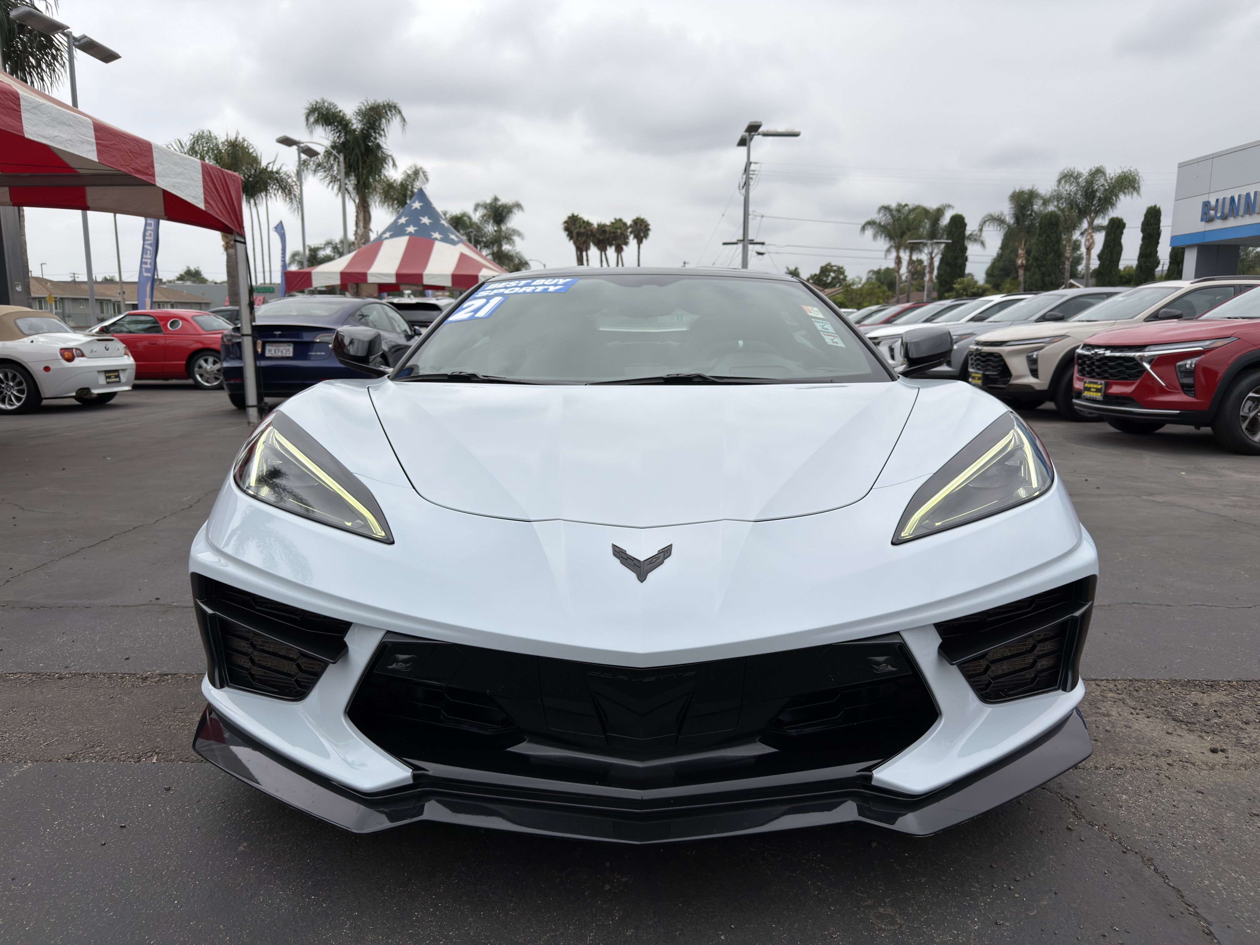 Used 2021 Chevrolet Corvette Stingray Premium Cpe w/ Z51 Performance Package RWD image 3