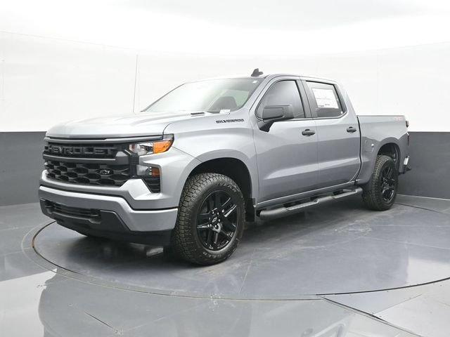 New 2026 Chevrolet Silverado 1500 Custom w/ Turbomax Blackout Package AWD/4WD image 3