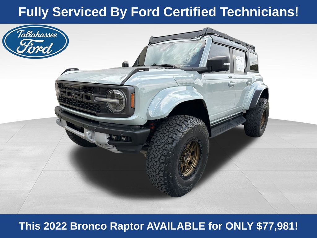 Certified 2022 Ford Bronco Raptor