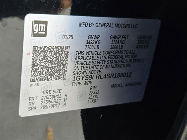 Certified 2025 Cadillac Escalade ESV Premium Luxury w/ Touring Package image 16