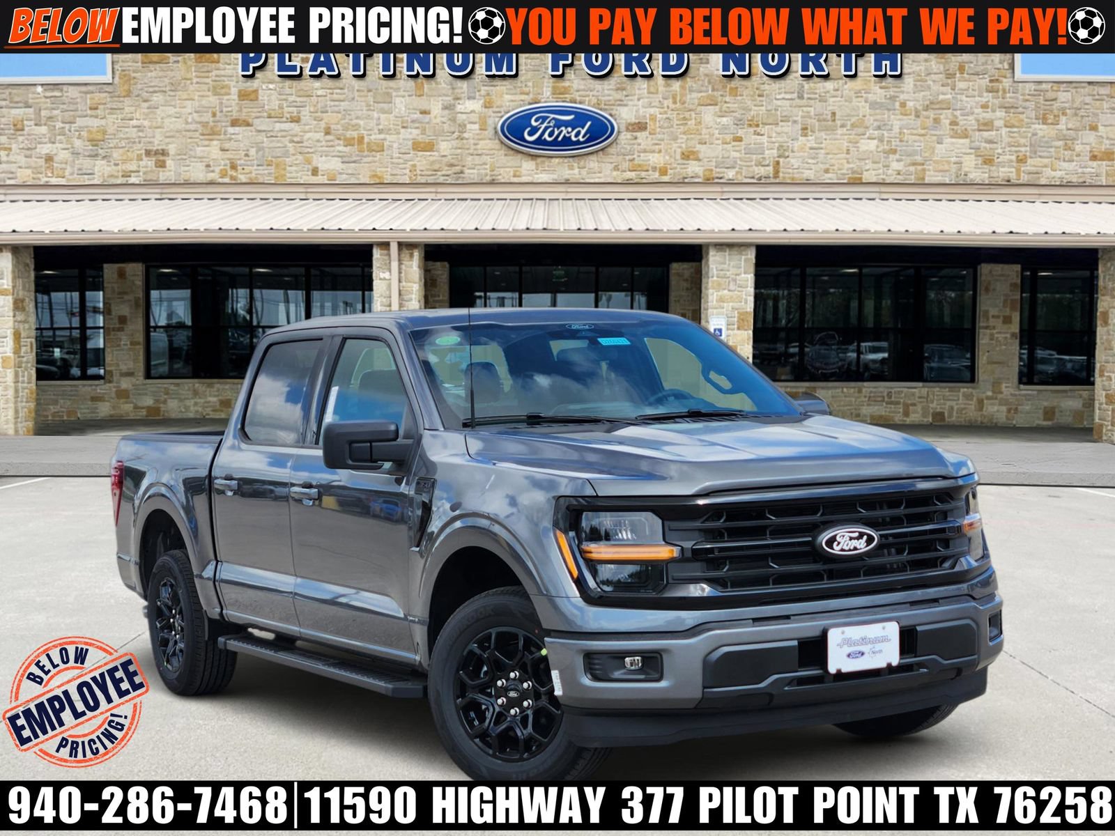 New 2026 Ford F150 XLT w/ XLT Black Appearance Package RWD 360° Tour