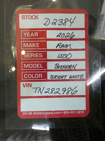 New 2026 RAM 1500 Big Horn image 29