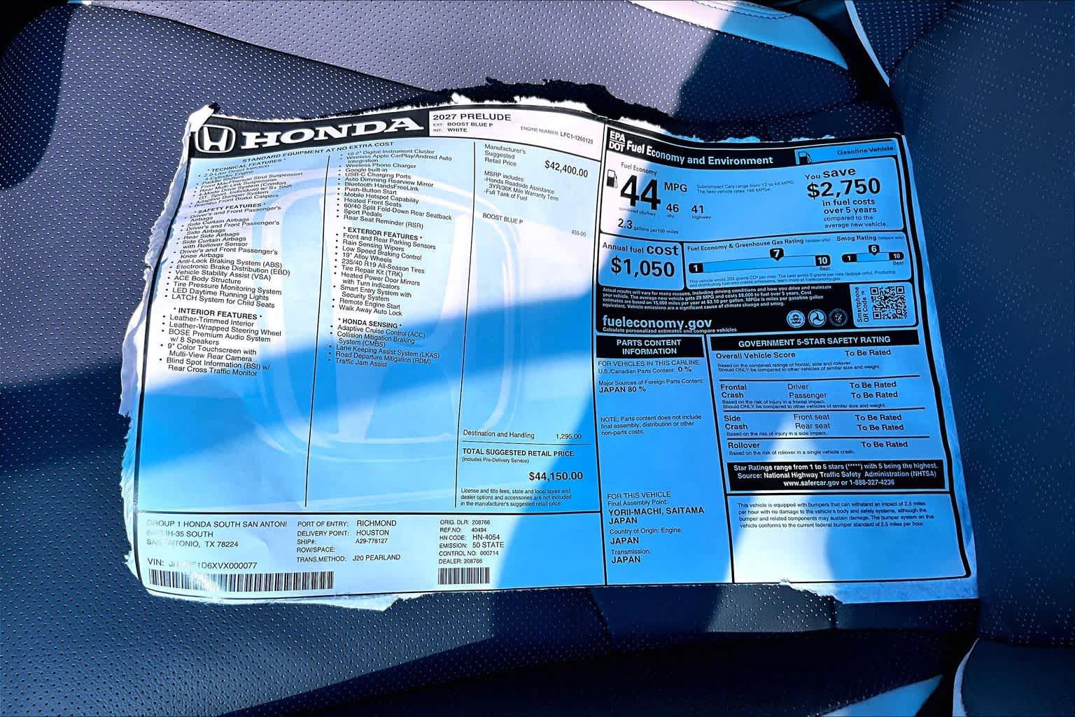 New 2027 Honda Prelude image 19