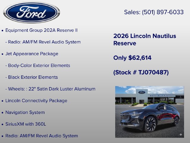 New 2026 Lincoln Nautilus Reserve AWD/4WD image 12
