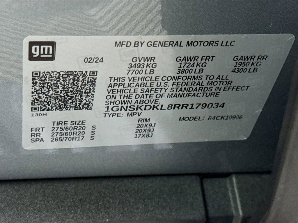 Used 2024 Chevrolet Suburban Z71 w/ Z71 Off-Road Package image 41