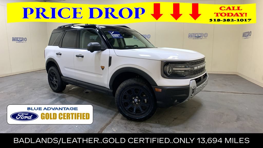 Certified 2025 Ford Bronco Sport Badlands w/ Badlands Tech Package AWD/4WD image 1