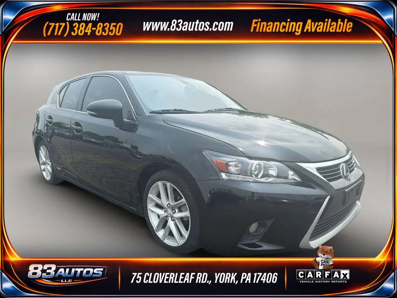 Used 2014 Lexus CT 200h w/ Seat Comfort Package