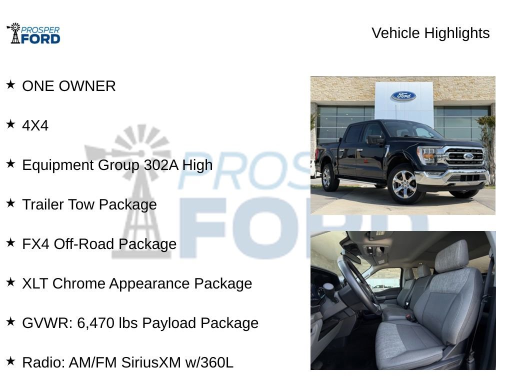 Used 2022 Ford F150 XLT w/ Equipment Group 302A High AWD/4WD image 5