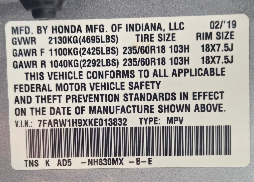 Used 2019 Honda CR-V Touring image 33