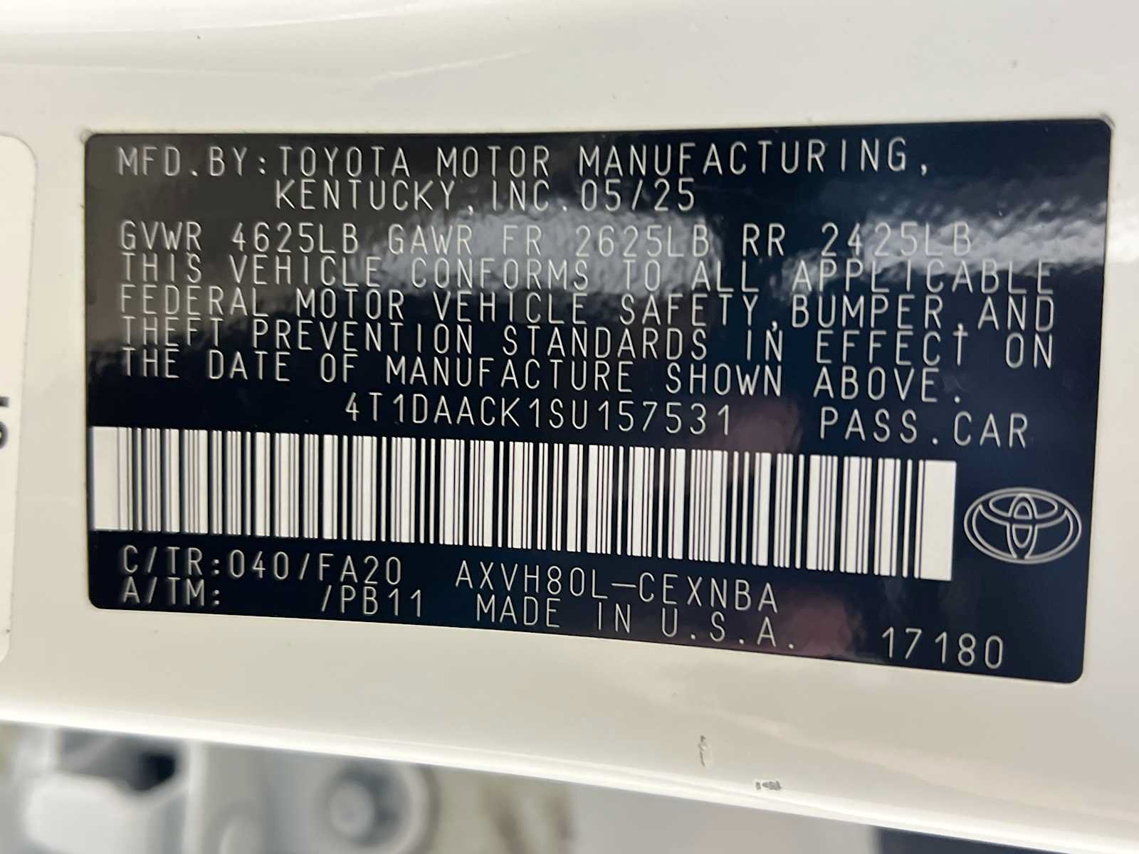 Used 2025 Toyota Camry LE FWD image 30
