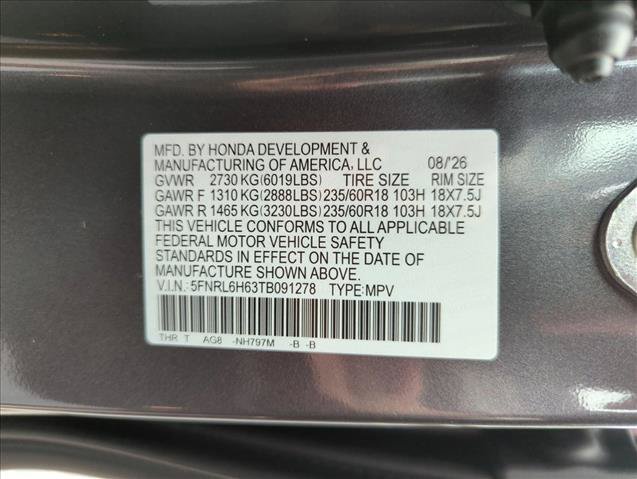 New 2026 Honda Odyssey EX-L image 17