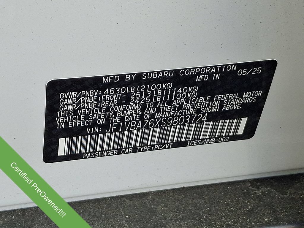 Used 2025 Subaru WRX tS AWD/4WD image 27