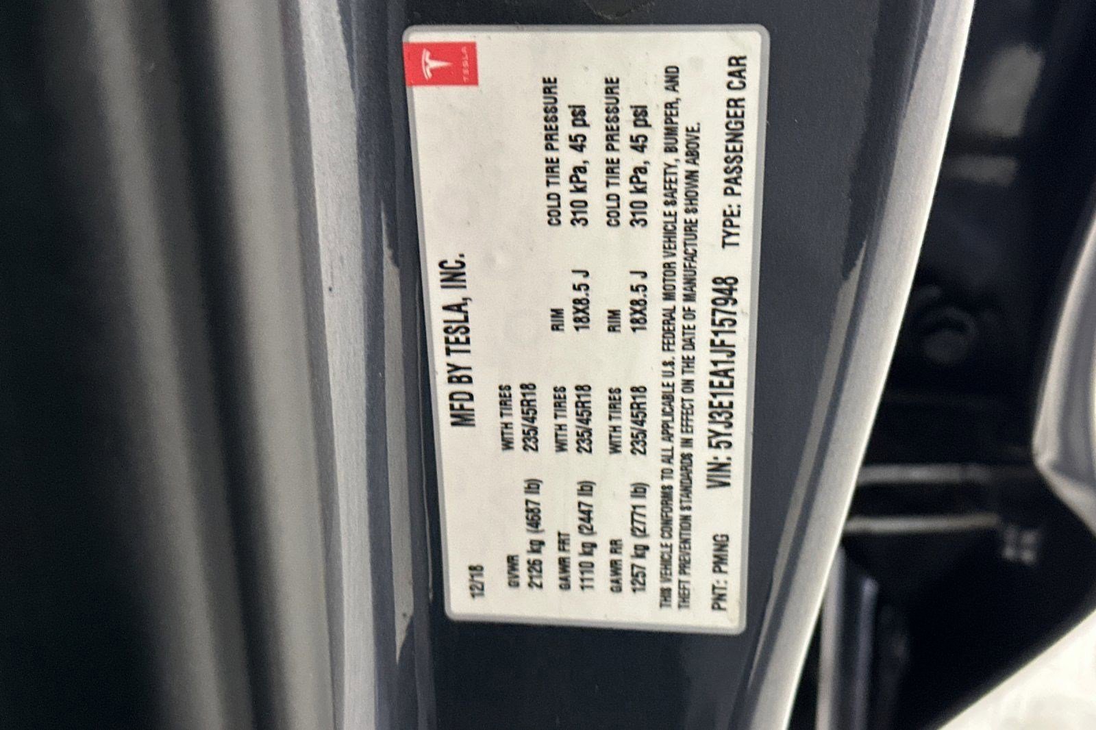 Used 2018 Tesla Model 3 Mid Range RWD image 18