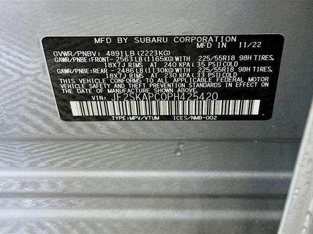 Certified 2023 Subaru Forester Limited image 37
