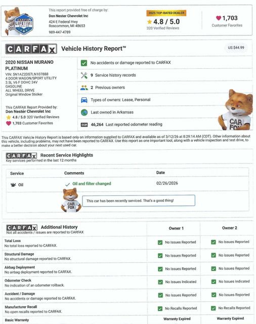 Used 2020 Nissan Murano Platinum image 5