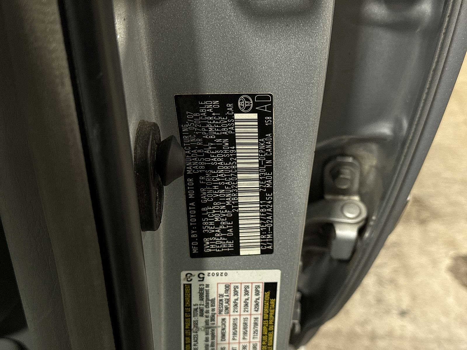 Used 2007 Toyota Corolla LE FWD image 14