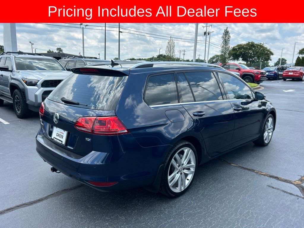 Used 2015 Volkswagen Golf TDI SEL w/ Lighting Package (SEL) FWD image 17