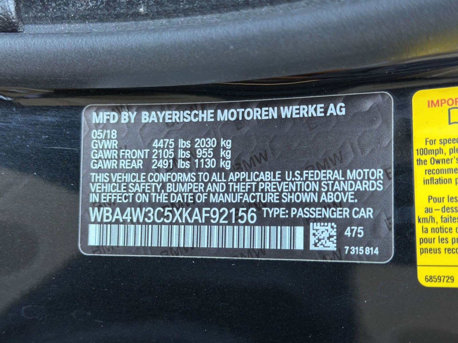 Used 2019 BMW 430i Coupe w/ Convenience Package RWD image 19