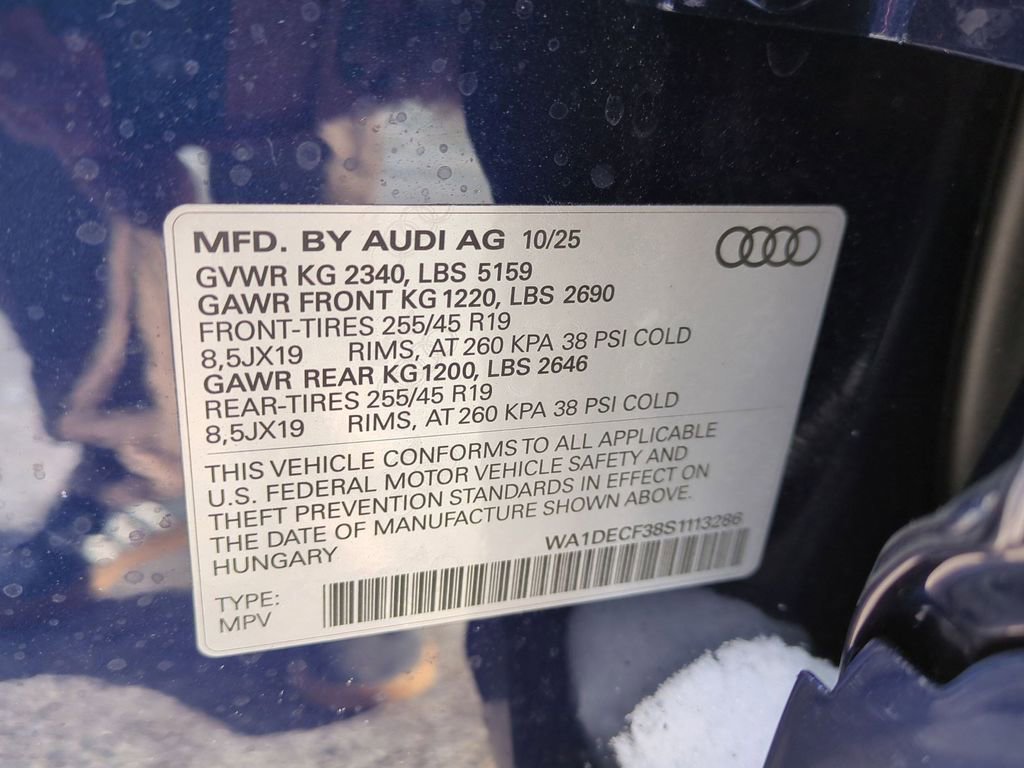 New 2025 Audi Q3 2.0T Premium image 27