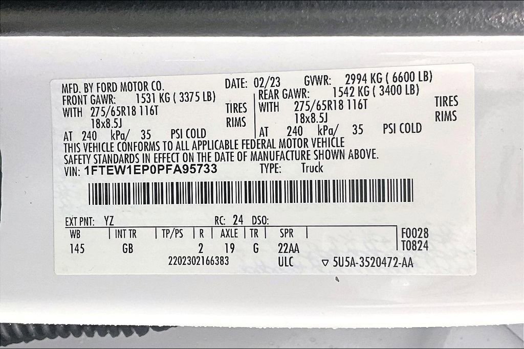 Used 2023 Ford F150 XL w/ STX Appearance Package image 30