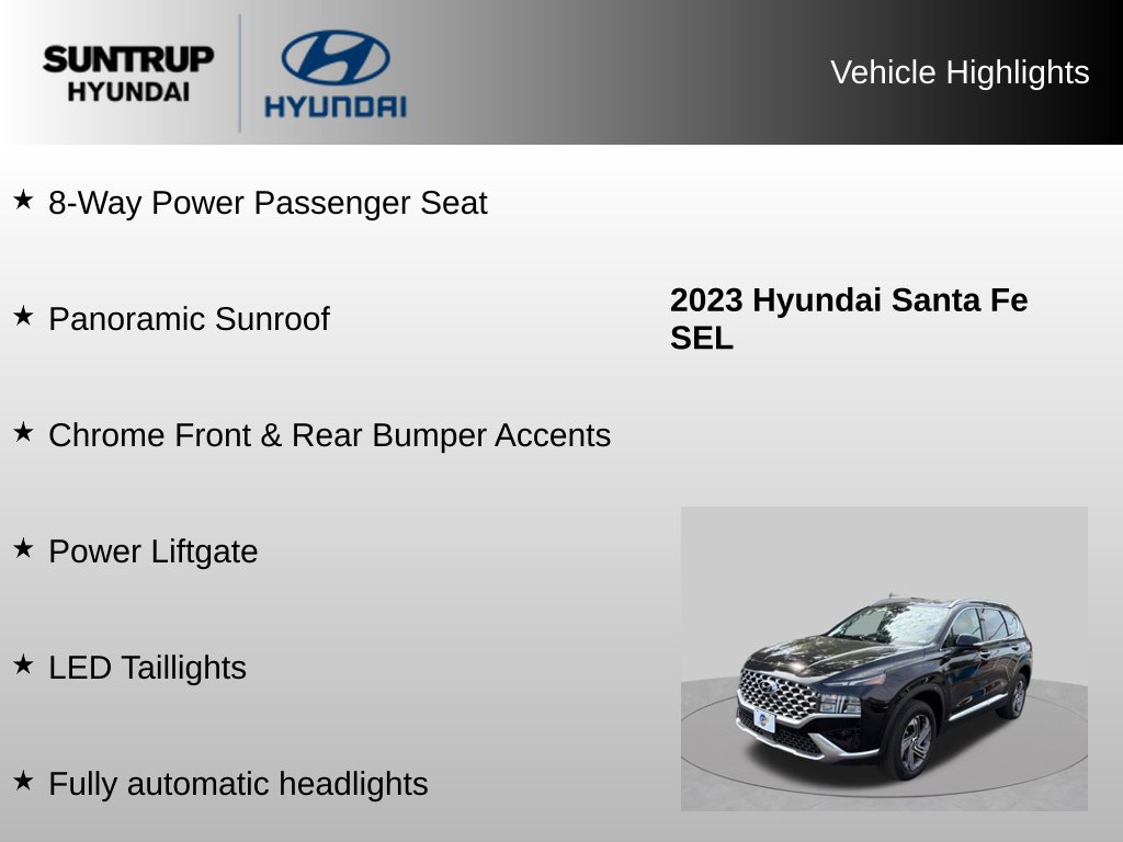 Used 2023 Hyundai Santa Fe SEL w/ Premium Package AWD/4WD image 16
