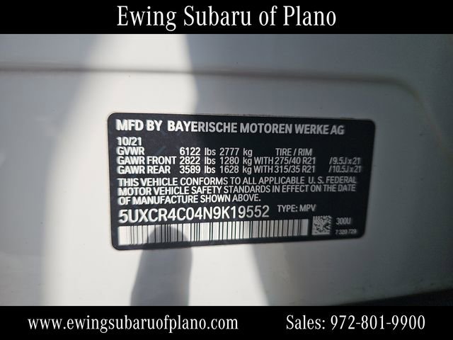 Used 2022 BMW X5 sDrive40i w/ Premium Package image 30