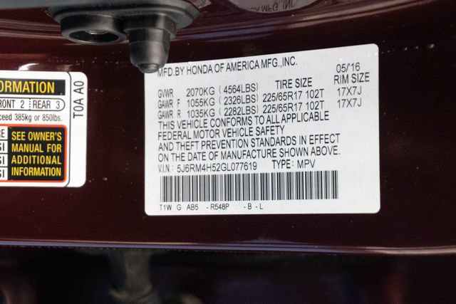 Used 2016 Honda CR-V EX image 30