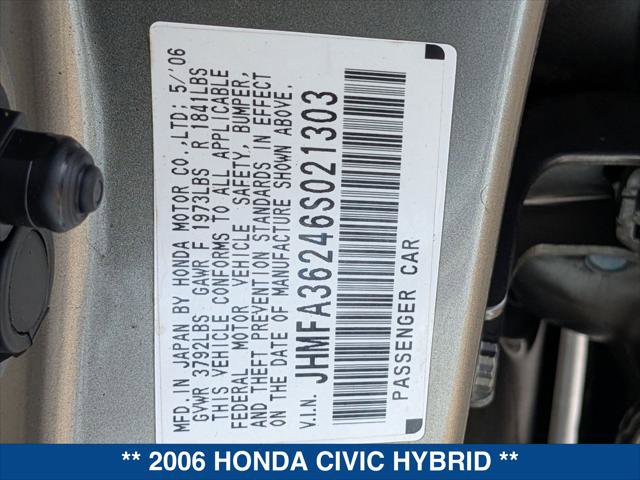 Used 2006 Honda Civic Hybrid Sedan image 22