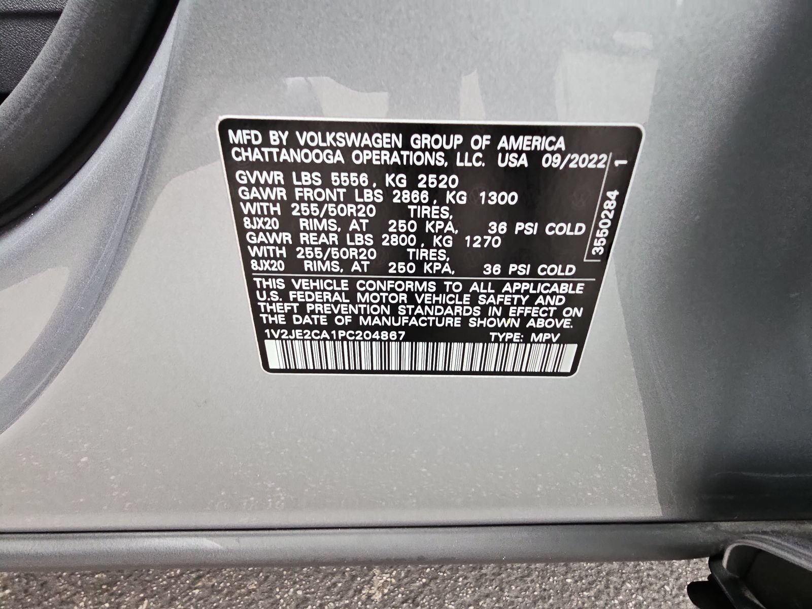 Used 2023 Volkswagen Atlas Cross Sport SE w/ Panoramic Sunroof Package FWD image 36