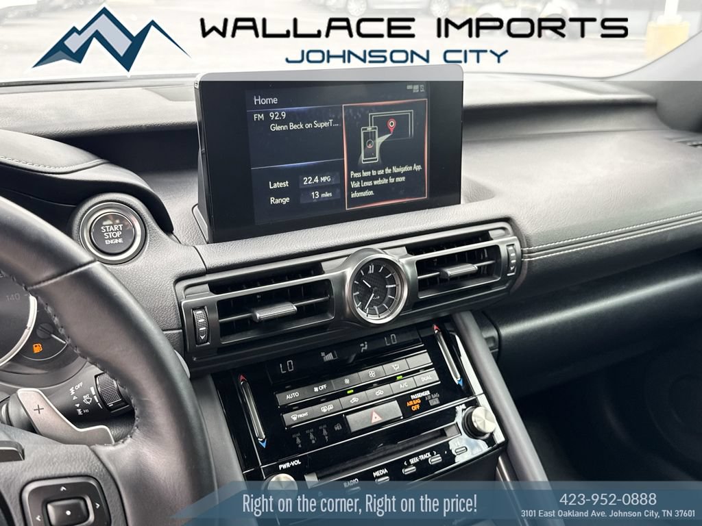 Used 2024 Lexus IS 350 F Sport w/ Accessory Package 2 RWD image 22