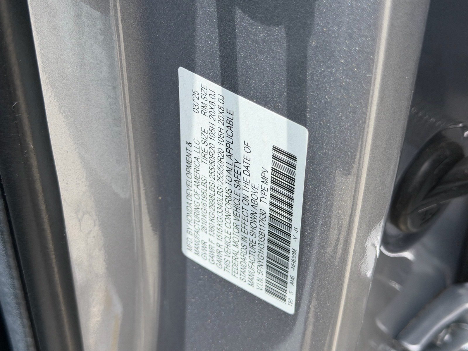 Used 2025 Honda Pilot Sport image 21