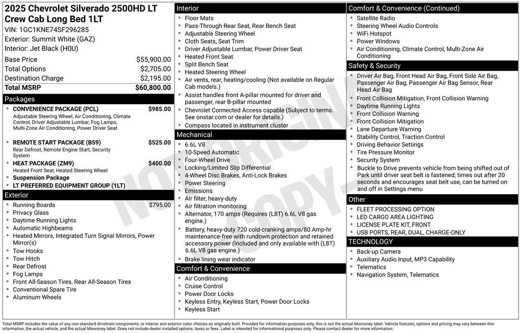 Certified 2025 Chevrolet Silverado 2500 LT w/ Convenience Package AWD/4WD image 34