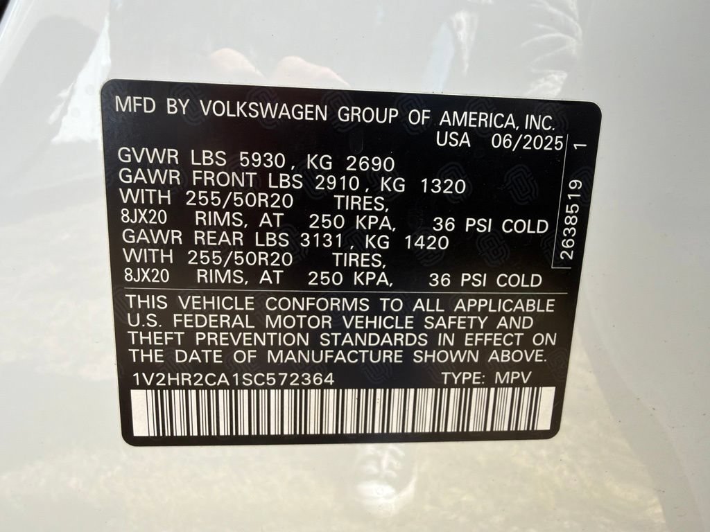 Used 2025 Volkswagen Atlas SE AWD/4WD image 20