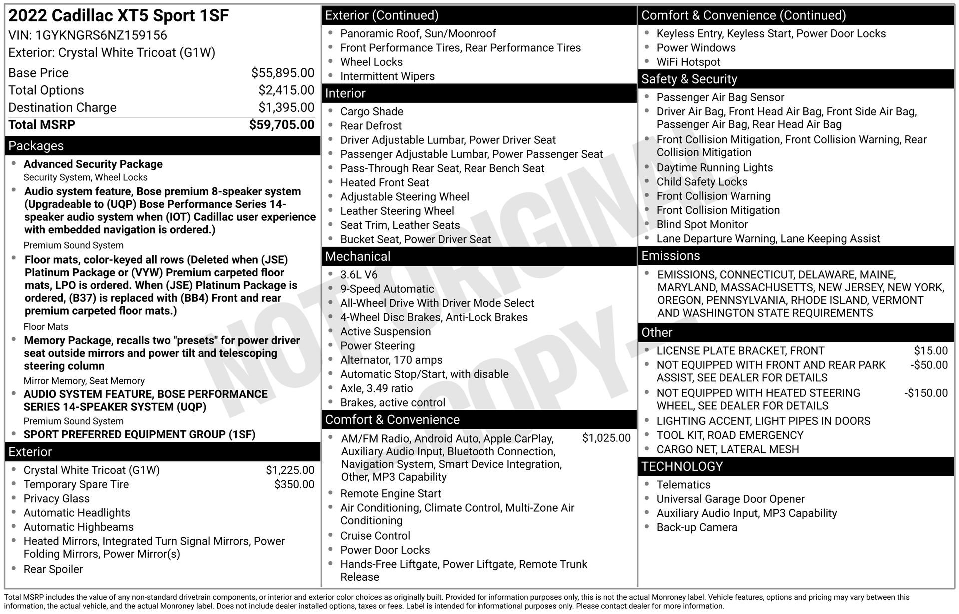 Certified 2022 Cadillac XT5 Sportv image 41