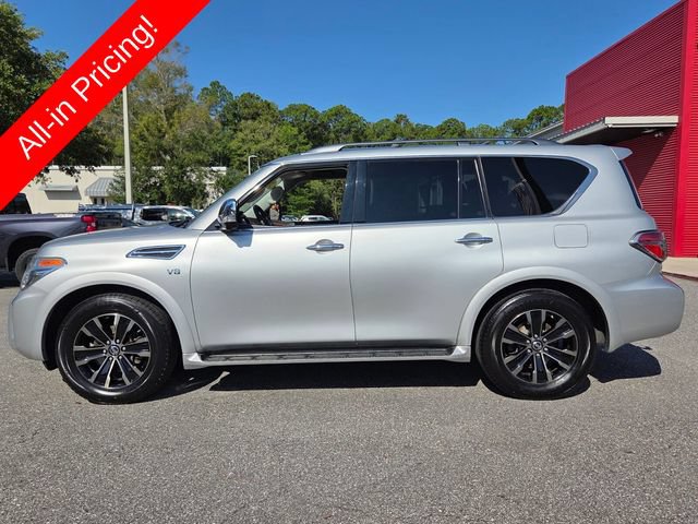 Used 2020 Nissan Armada Platinum w/ Captain's Chairs Package RWD image 2