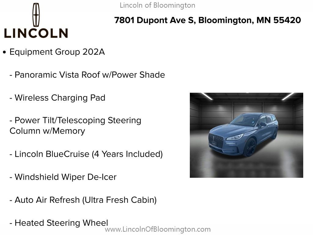 New 2025 Lincoln Corsair Reserve w/ Equipment Group 202A image 5