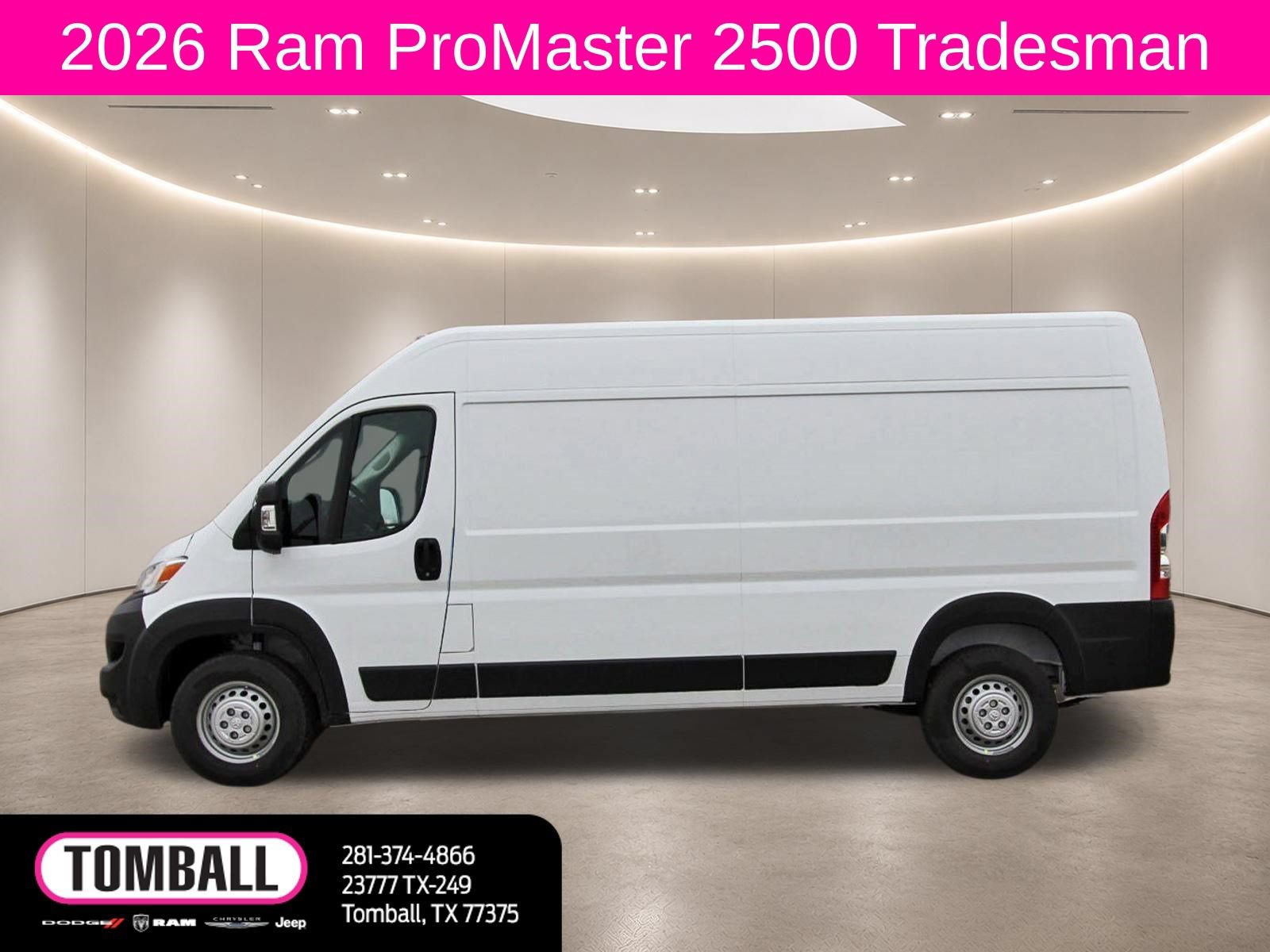 New 2026 RAM ProMaster 2500 w/ Power Group FWD image 4