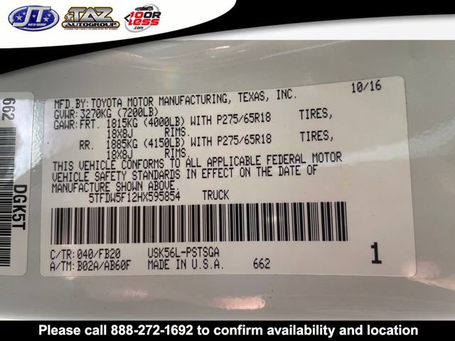 Used 2017 Toyota Tundra TRD Pro image 17